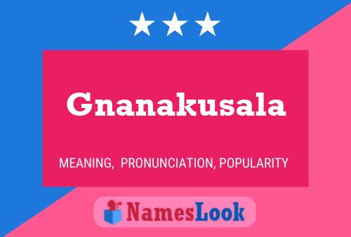 ملصق اسم Gnanakusala