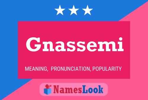 ملصق اسم Gnassemi