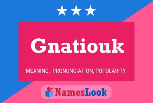 ملصق اسم Gnatiouk