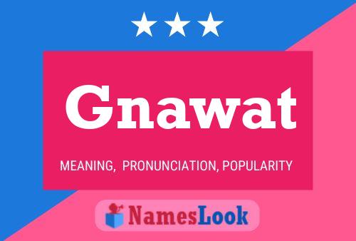 ملصق اسم Gnawat