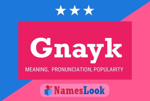 ملصق اسم Gnayk