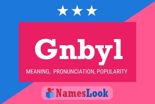 ملصق اسم Gnbyl