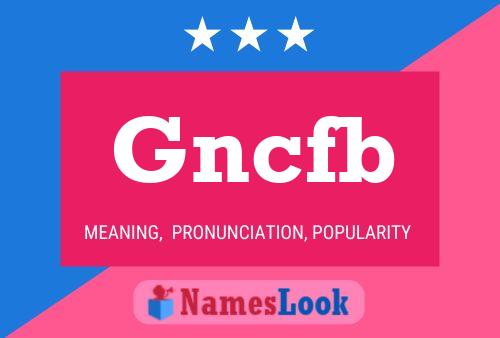 ملصق اسم Gncfb