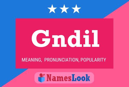 ملصق اسم Gndil