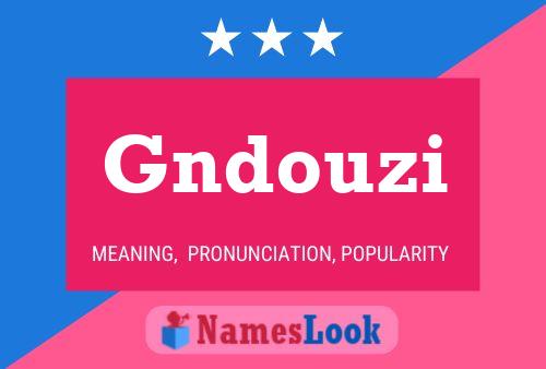 ملصق اسم Gndouzi