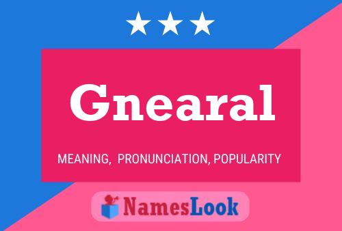 ملصق اسم Gnearal