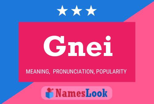 ملصق اسم Gnei