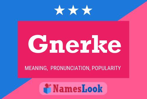 ملصق اسم Gnerke