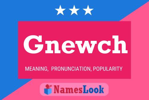 ملصق اسم Gnewch