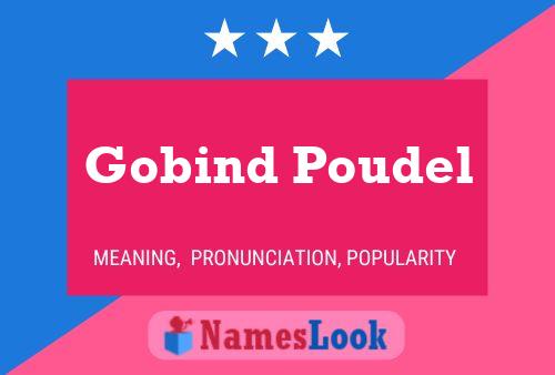 ملصق اسم Gobind Poudel