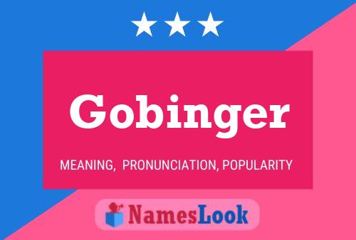 ملصق اسم Gobinger