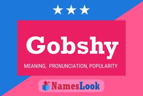 ملصق اسم Gobshy