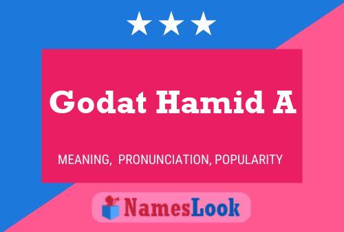 ملصق اسم Godat Hamid A