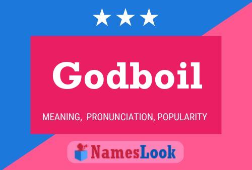 ملصق اسم Godboil