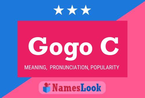 ملصق اسم Gogo C