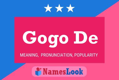 ملصق اسم Gogo De