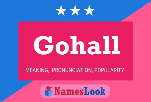 ملصق اسم Gohall