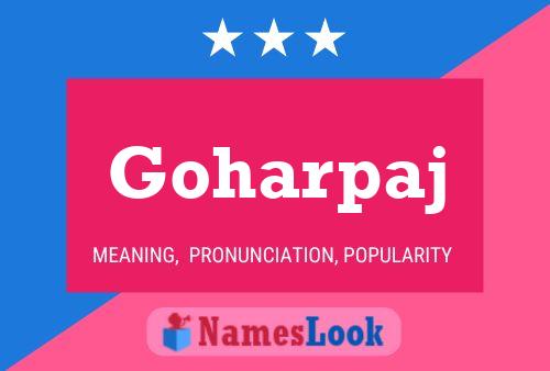 ملصق اسم Goharpaj