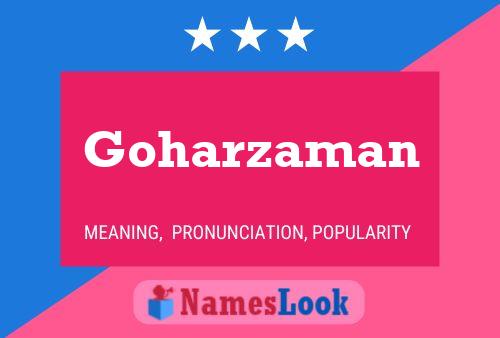 ملصق اسم Goharzaman