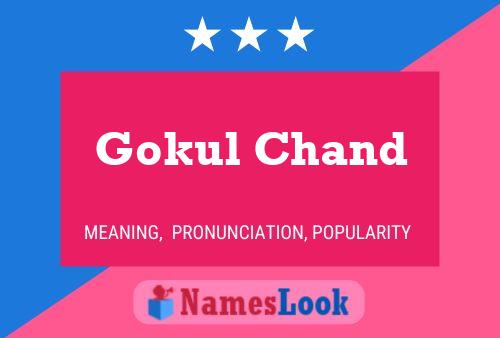 ملصق اسم Gokul Chand