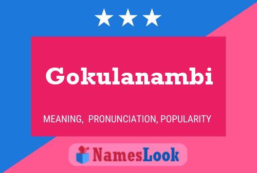 ملصق اسم Gokulanambi