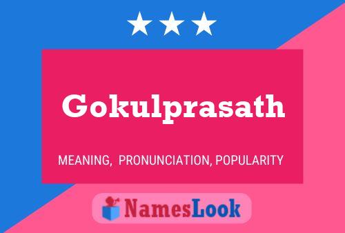 ملصق اسم Gokulprasath