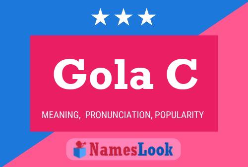 ملصق اسم Gola C