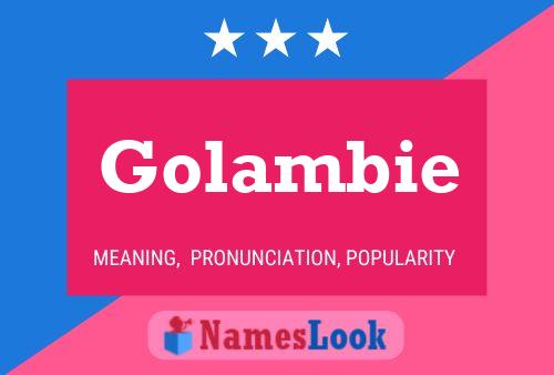 ملصق اسم Golambie