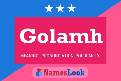 ملصق اسم Golamh