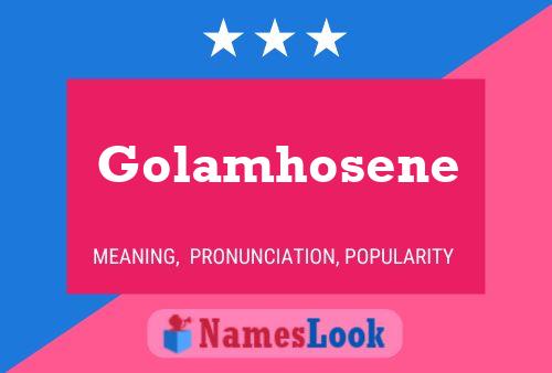 ملصق اسم Golamhosene