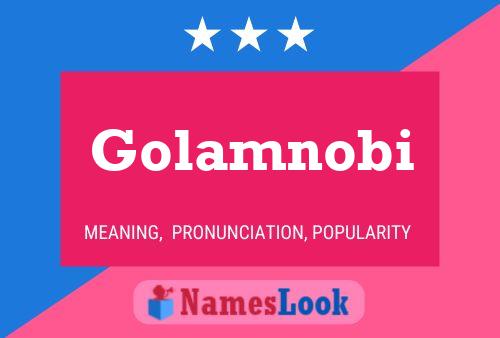 ملصق اسم Golamnobi