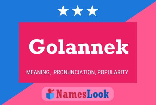 ملصق اسم Golannek