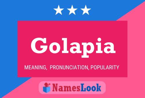 ملصق اسم Golapia