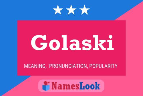 ملصق اسم Golaski