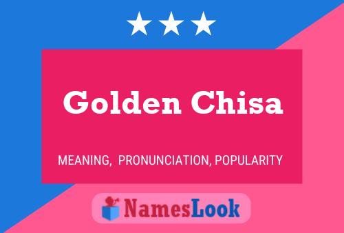 ملصق اسم Golden Chisa