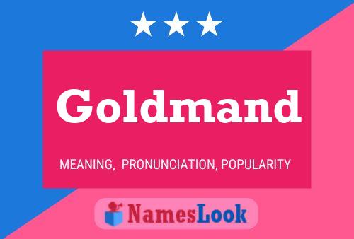 ملصق اسم Goldmand