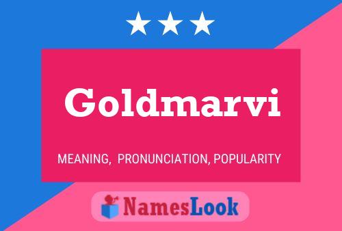 ملصق اسم Goldmarvi