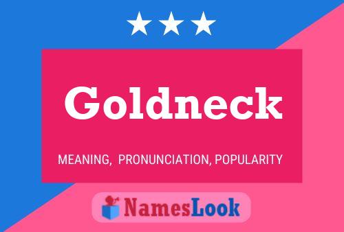 ملصق اسم Goldneck