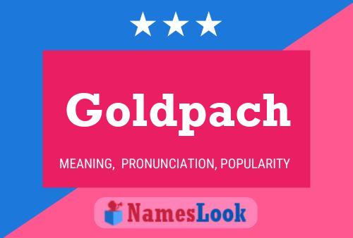 ملصق اسم Goldpach