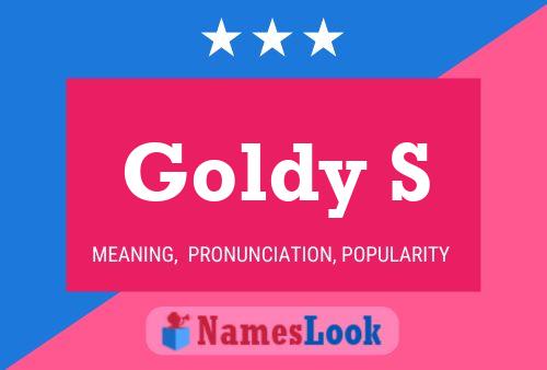 ملصق اسم Goldy S