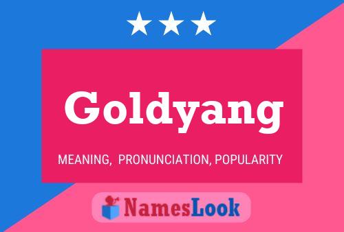 ملصق اسم Goldyang