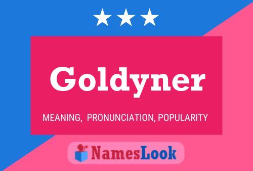 ملصق اسم Goldyner