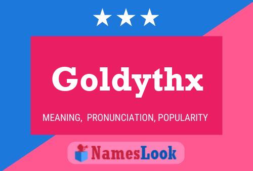 ملصق اسم Goldythx