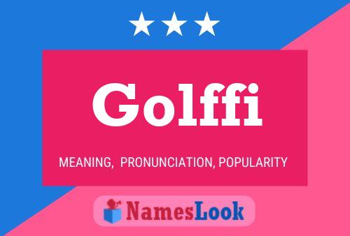 ملصق اسم Golffi