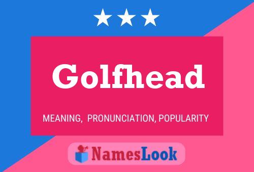 ملصق اسم Golfhead