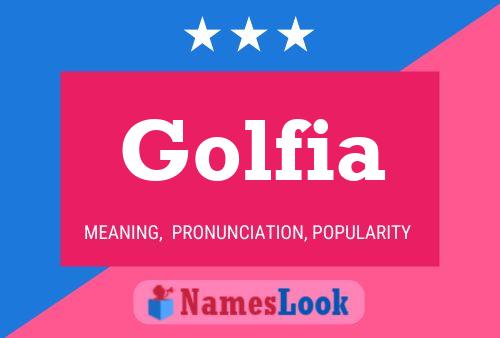 ملصق اسم Golfia