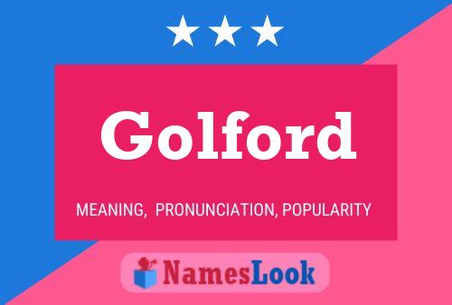 ملصق اسم Golford