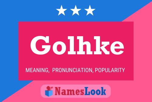 ملصق اسم Golhke