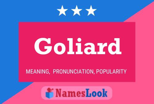 ملصق اسم Goliard