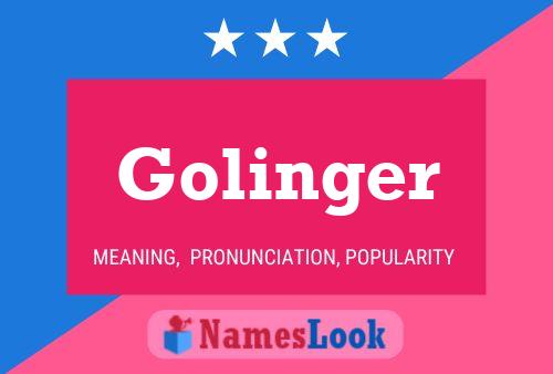 ملصق اسم Golinger